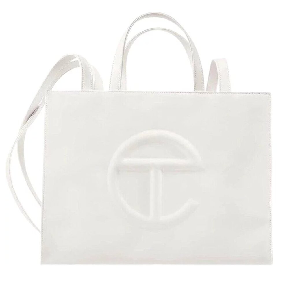 Telfar Medium Shopping Bag 'White'